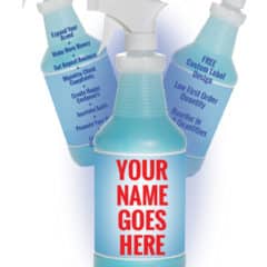 10-Cases of Cleaner - Private Label Quart w/Sprayer (12 Bottles/Case)