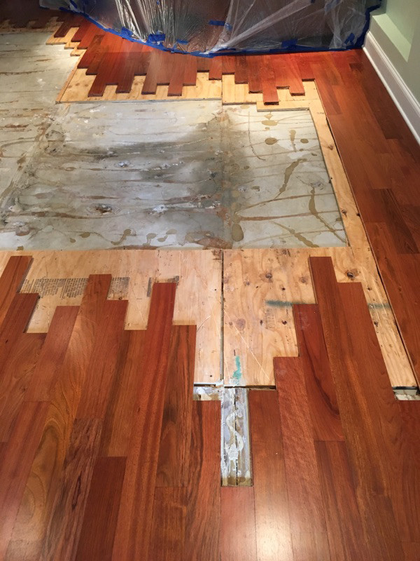 Replacement hardwood floor boards