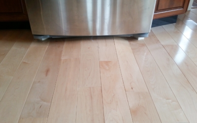 pre-finished-wood-flooring-buckling-from-fridge-water-damage-chicago-mr-floor-01