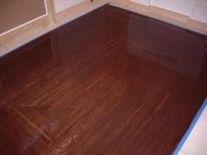 Dark Custom Flooring