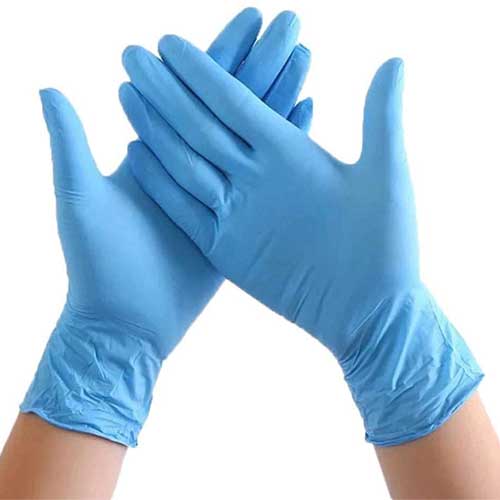 Nitrile gloves to prepare for CoVid19 infection in your home