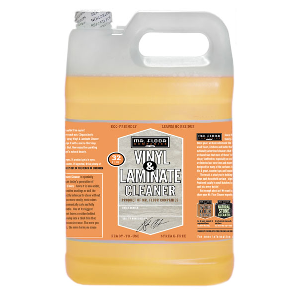 Vinyl & Laminate Cleaner - Gallon Refill - Mr. Floor Wood Floor